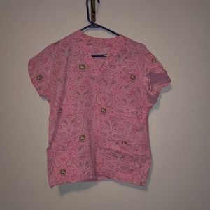 John Deere Scrub Top